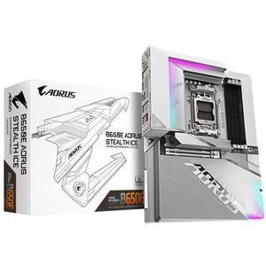 GIGABYTE - B650E AORUS STEALTH ICE Moederbord - AMD B650 - Socket AM5 - ATX