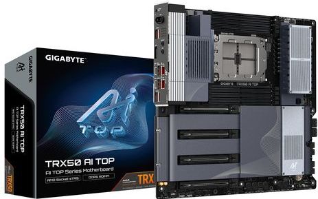 GIGABYTE - TRX50 AI TOP - Moederbord - Socket sTR5 - EATX - Wi-Fi 7
