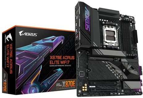 Gigabyte X870E A ELITE WIFI7 ATX Socket AM5 AMD X870E DDR5 USB4 Wi Fi 7 Realtek Audio