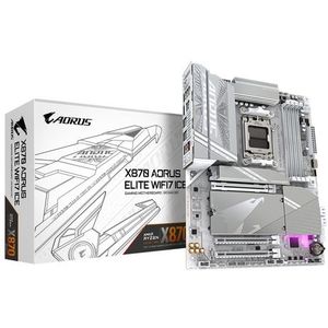 Gigabyte X870 A ELITE WF7 ICE - ATX - Socket AM5 - AMD X870 - DDR5 - USB4 - Wi-Fi 7 - Realtek Audio