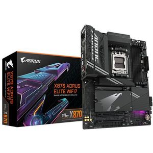 Gigabyte X870 Aorus Elite WiFi7 - Moederbord ATX - Socket AM5 - AMD X870 - DDR5 - USB 4 - Wi-Fi 7 - Realtek Audio