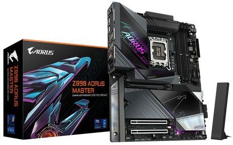 GIGABYTE - Z890 AORUS MASTER Moederbord - ATX - Intel Z890 - 256 GB Ondersteund Geheugen