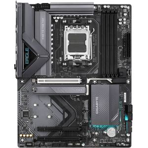 GIGABYTE X870 Eagle WIFI7 Motherboard - Unterstützt AMD Ryzen 9000 CPUs, 14+2+2 Phasen VRM, bis zu 8000MHz DDR5 (OC), 1xPCIe 5.0, Wi-Fi 7, 2.5GbE LAN, USB 4