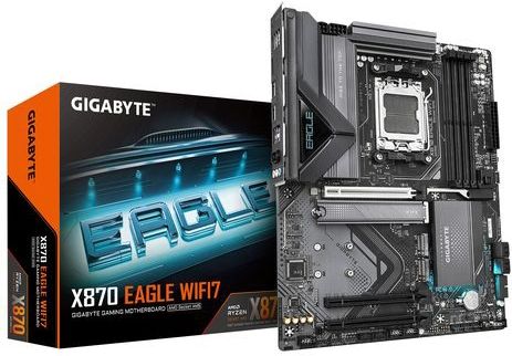 GIGABYTE - X870 EAGLE WIFI7 - Moederbord - DDR5 - AM5 - Zwart