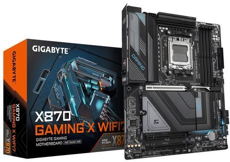 Gigabyte X870 GAMING X WIFI7 - ATX - Socket AM5 - AMD X870 - DDR5 - USB4 - Wi-Fi 7 - Realtek Audio