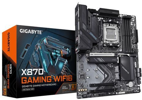 Gigabyte X870 GAMING WIFI6 - Moederbord ATX - Socket AM5 - AMD X870 - DDR5 - USB4 - Wi-Fi 6 - Realtek Audio