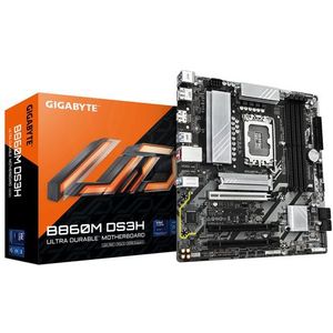 GIGABYTE B860M DS3H Moederbord - Micro ATX - Intel B860 - LGA 1851