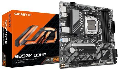 GIGABYTE - B850M D3HP Moederbord - Micro ATX - AMD B850 - Socket AM5
