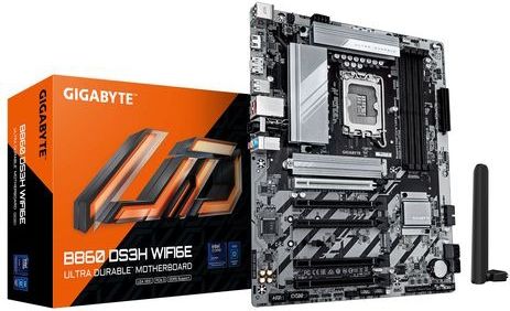 GIGABYTE - B860 DS3H WIFI6E Moederbord - ATX - Intel B860 - LGA 1851