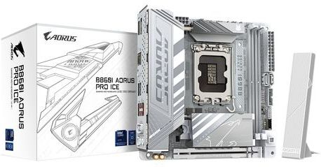 GIGABYTE - B860I AORUS PRO ICE Moederbord - Mini ITX - Intel B860 - LGA 1851