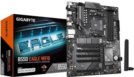 GIGABYTE B550 EAGLE WIFI6 Moederbord - AMD B550 - Socket AM4 - ATX