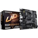GIGABYTE B550M DS3H AC R2 moederbord AMD B550 Socket AM4 micro ATX
