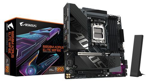 GIGABYTE AORUS ELITE WIFI6E Moederbord - Zwart - AMD Socket AM5 - DDR5 tot 8200 MHz