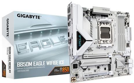 GIGABYTE B850M EAGLE WIFI6E ICE AMD B850 Socket AM5 micro ATX