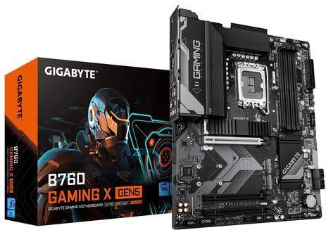 Gigabyte B760 Gaming X Gen 5 - Moederbord - Ondersteunt 14e generatie Intel Core CPU's - Tot 5600MHz DDR5