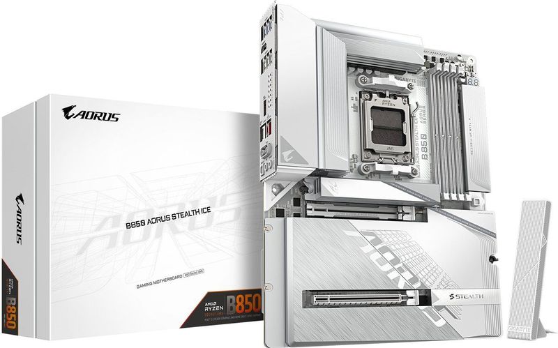 Gigabyte - B850 AORUS Stealth ICE - Moederbord - ATX - AM5 - AMD B850