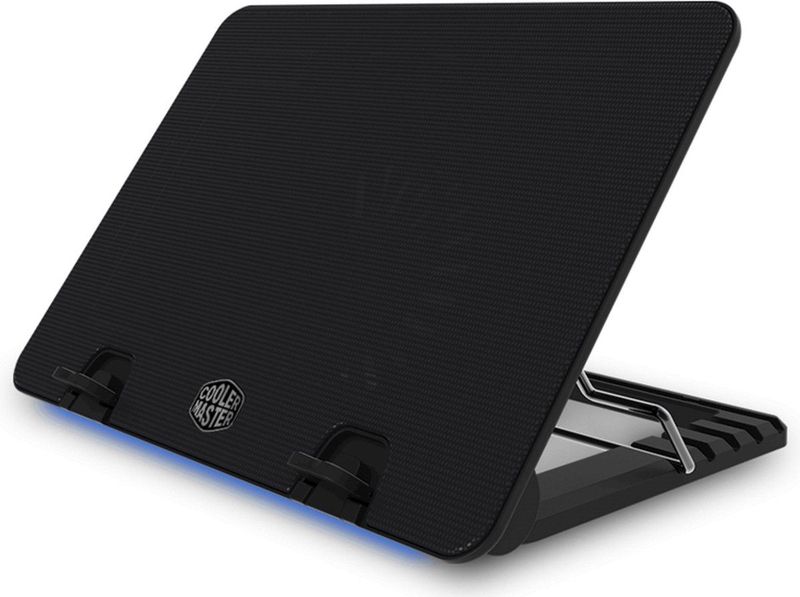 Cooler Master - NotePal ErgoStand IV - Laptopkoeler - Zwart - Ergonomisch Ontwerp - USB-Hub