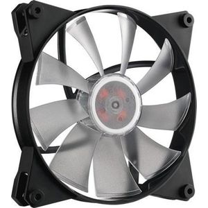 Cooler Master MasterFan Pro 140 Luchtstroom RGB Processorventilator Zwart, Transparant (140 mm, 1 x), PC ventilator, Zwart, Transparant
