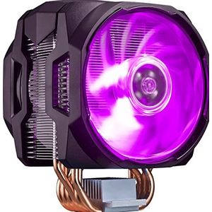 Cooler Master MasterAir MA610P RGB processorkoeler, 2 x RGB MasterFan 120 Air Balance Fans in Push-Pull Configuration, 6 heat pipes, verbeterde contactplaat, universele compatibiliteit, RGB-controller
