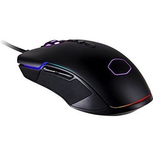 Cooler Master CM310 RGB Wired Gaming Mouse - 10000 DPI Optical Sensor, Ambidextrous Claw/Palm Grip Design with Rubberized Sides, 8 Buttons - Matte Black