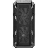 Cooler Master - MasterCase H500M - PC Behuizing - Zwart - Gehard Glas - Dual 200mm Fans