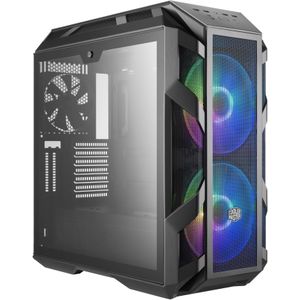 Cooler Master - MasterCase H500M - PC Behuizing - Zwart - Gehard Glas - Dual 200mm Fans