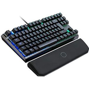 Cooler Master MasterKeys MK730 mechanisch gaming toetsenbord - RGB Floating Switches, geborstelde aluminium plaat, magnetische polssteun - TKL Frans AZERTY lay-out, Cherry MX Rood