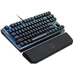 Cooler Master MasterKeys MK730 mechanisch gaming toetsenbord - RGB zwevende schakelaars, geborsteld aluminium plaat, magnetische polssteun - TKL Spaanse QWERTY-lay-out, Cherry MX Red