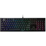 Cooler Master MasterKeys MK-110-KKMF1 - Gaming Toetsenbord - Volledige DE QWERTZ Lay-out - Hybride Zwevende Toetsen - 6-zones RGB Verlichting - 26-toetsen Anti-Ghosting