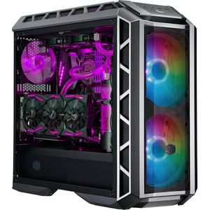 Cooler Master - MasterCase H500P - PC Behuizing - Zwart - Mesh - Dual 200mm RGB Fans