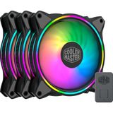 Cooler Master - MasterFan MF120 Halo - Computer Ventilator - RGB - 3in1