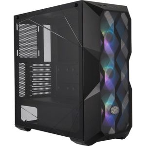 Cooler Master - MasterBox TD500 Mesh - PC Gaming Case - Zwart - 3x120mm ARGB Ventilatoren