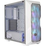 Cooler Master - Masterbox TD500 - PC-behuizing - Wit - Mesh, Plastic, Staal, Gehard Glas