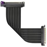 Cooler Master MasterAccessory Riser kabel PCIe 3.0 x16 Ver. 2 - EMI Afgeschermd, Ultra flexibele TPE kabel, verstevigde PCI-slots, gouden pin-connectoren, beschermende ABS-behuizing - 300 mm