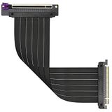 Cooler Master Riser MasterAccessory PCIe 3.0 x16 naar 2 - afgeschermde EMI-kabel, ultra flexibele TPE-kabel, versterkte PCI-sleuven, gouden pin-connectoren, ABS beschermende behuizing - 300 mm