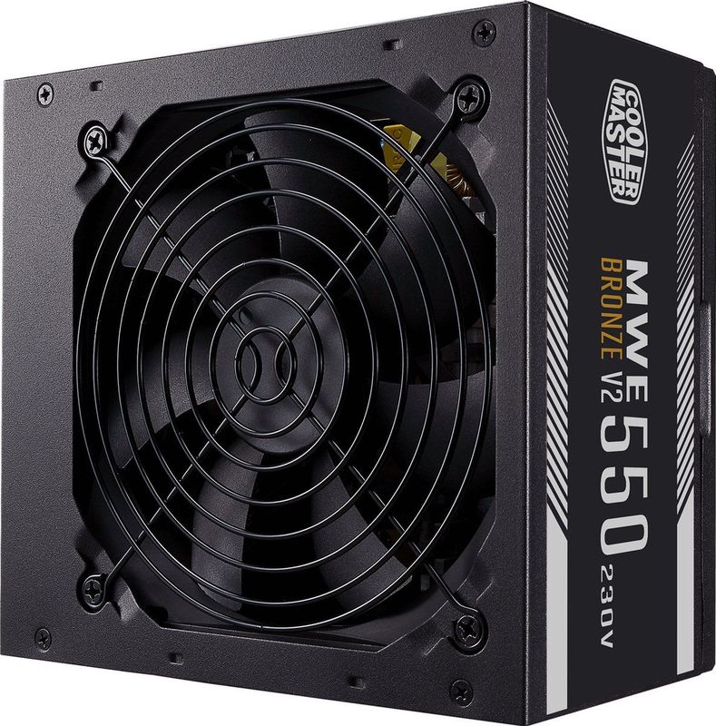 Cooler Master - MWE V2 550W Voeding - Zwart - Niet-modulair