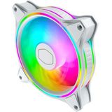Cooler Master - MasterFan MF120 Halo - Ventilator - Wit - 3 Eenheden