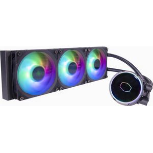 Cooler Master MasterLiquid PL360 CPU, Watercooling AIO, 3 x ventilator 120 mm, radiator 360 mm, controller RGB Gen2 inbegrepen, compatibel met AMD & Intel