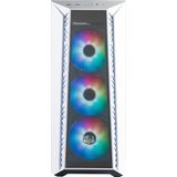 Cooler Master MasterBox 520 Mesh - Midi Tower - ATX, micro ATX, SSI CEB, Mini-ITX, EATX - gehard glas - geen voeding - wit
