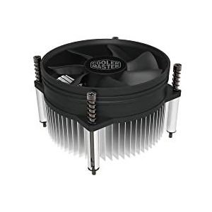 Cooler Master i50 CPU luchtkoelsysteem voor Intel LGA 1700-stopcontacten - ultradun aluminium koellichaam 60,8 mm, stille 92 mm ventilator (40,87 CFM, 1,93 mmH2O, 26,8