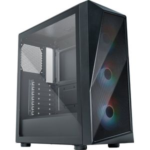 Cooler Master - CMP 520 - Midi Tower - Zwart - Plastic, Staal, Gehard Glas
