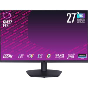 Cooler Master GM27-FFS - Gaming Monitor - 27 inch - Full HD - 165 Hz - 0,5 ms