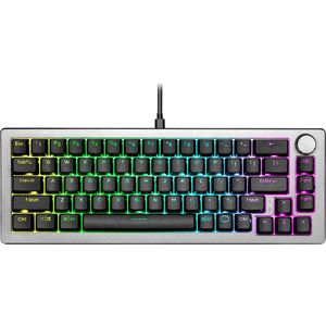 Cooler Master CK720 Mechanisch 65% Gaming Toetsenbord - Kailh Box V2 rood - PBT double-shot Keycaps- Space Gray