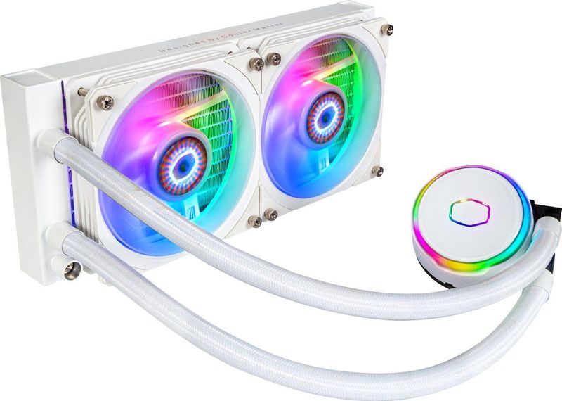 Cooler Master MasterLiquid PL240 Flux White AIO Waterkoeler 240mm