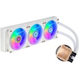 Cooler Master - MasterLiquid PL360 Flux - AIO Waterkoeler - Wit - 360 mm Radiator - 3 x 120 mm ARGB Fans