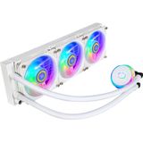 Cooler Master MasterLiquid PL360 CPU, Watercooling AIO, 3 x ventilator 360 mm, radiator 240 mm, controller RGB Gen2 inbegrepen, compatibel met AMD & Intel, wit