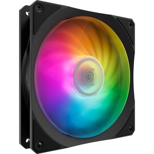 Cooler Master MOBIUS 140P ARGB - Ventilatorhuis - 140 mm - ARGB gen 2 - 30 dB - 4-Pin (PWM) - zwart, wit