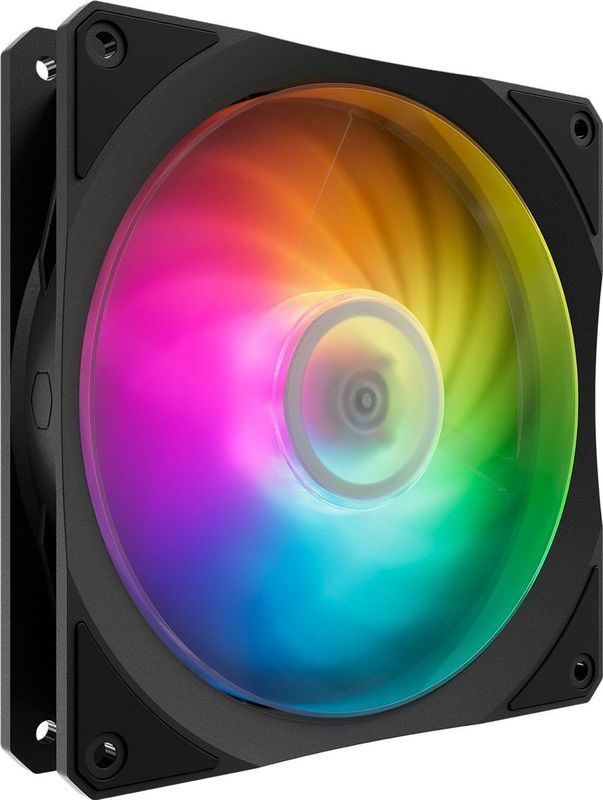 Cooler Master MOBIUS 140P ARGB - Ventilatorhuis - 140 mm - ARGB gen 2 - 30 dB - 4-Pin (PWM) - zwart, wit