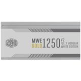 Cooler Master - MWE Gold V2 - PC Voeding - Wit - ATX 3.0 - 1250W - 80 PLUS Goud