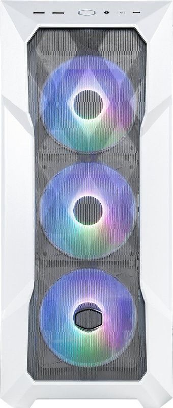 Cooler Master MasterBox TD500 Mesh V2 - Midtowermodel - Mini ITX, Micro ATX, ATX, SSI CEB, E-ATX - wit